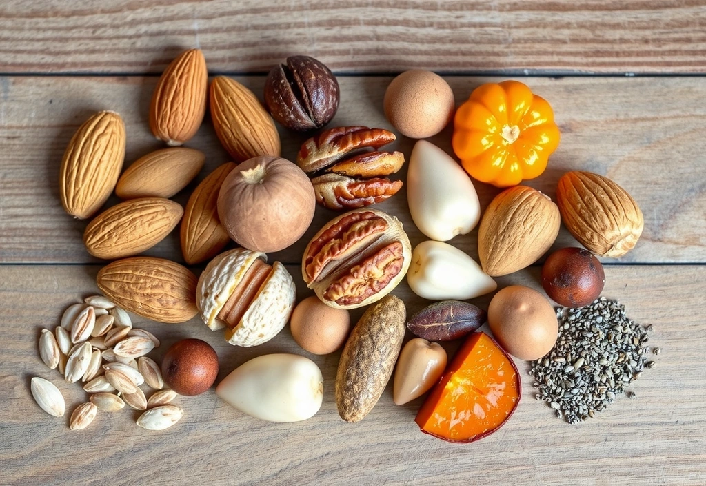 Nuts and seeds assortment