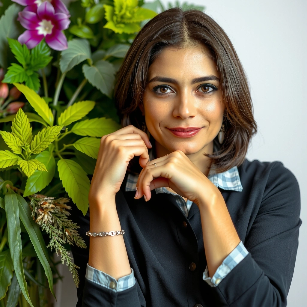 Portrait of Lic. Sofía García, Herbalist